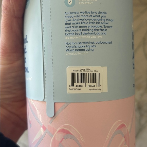 Owala Holiday Collection Sugar Plum Fairy Limited Edition 32oz water bottle - Picture 2 of 6